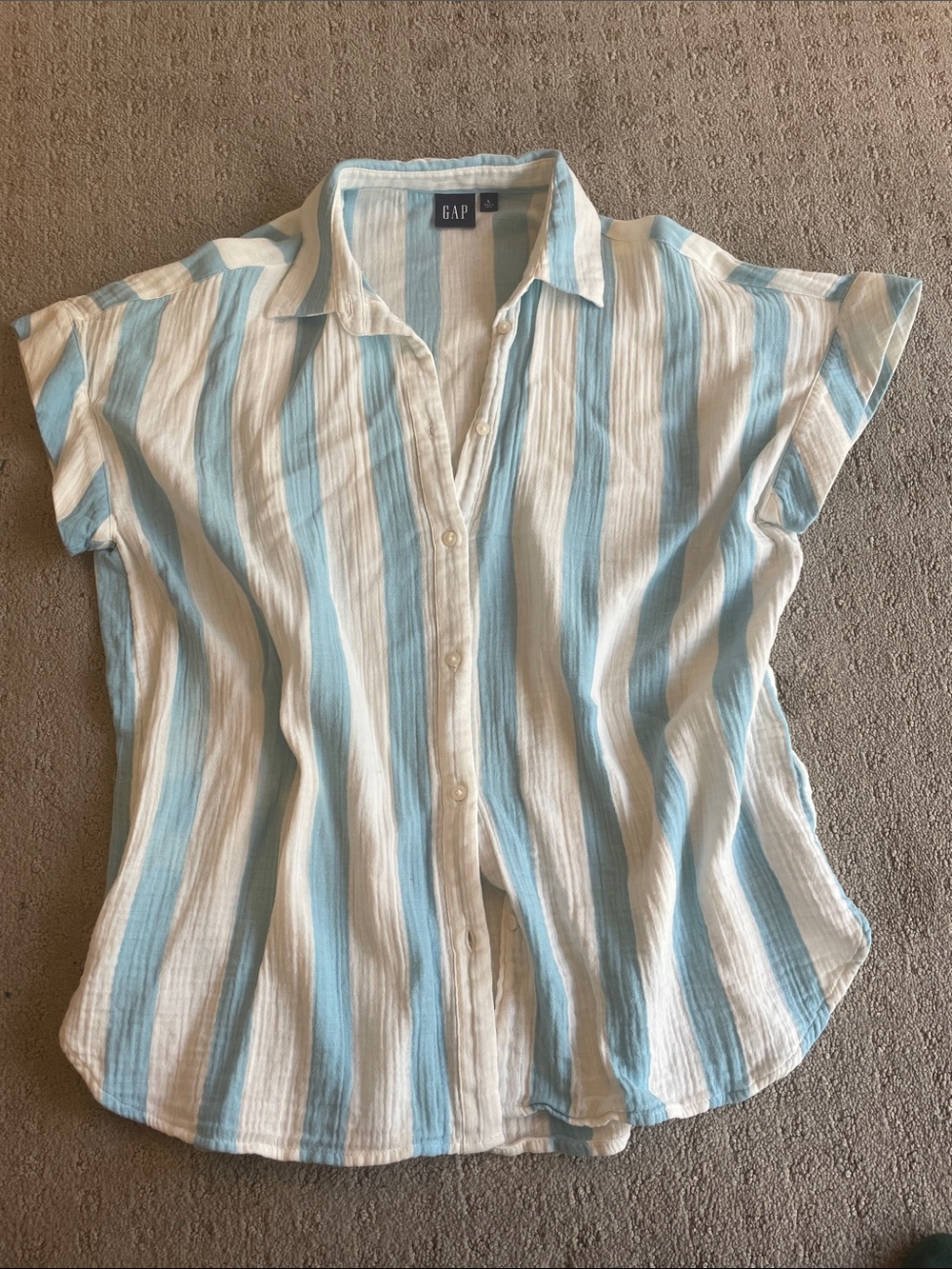 GAP Cotton Button-Down Top